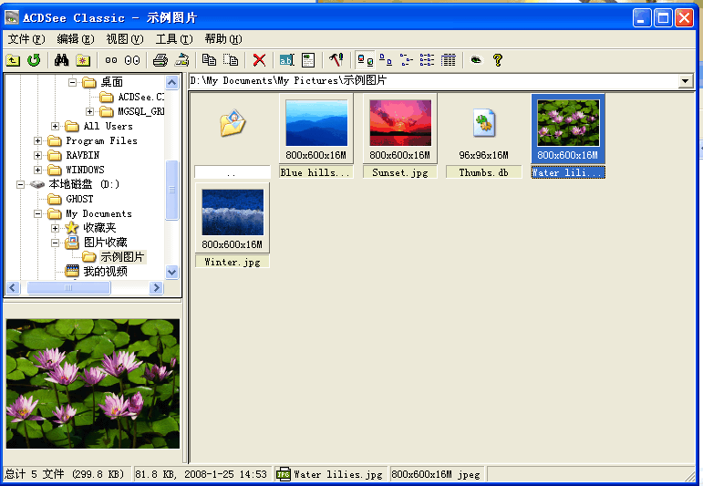 ACDSee Classic V2.44汉化绿色特别版