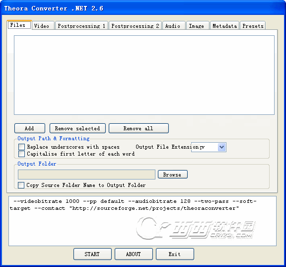 ogg/ogv格式转换(Theora Converter .NET) v2.6 官方安装版