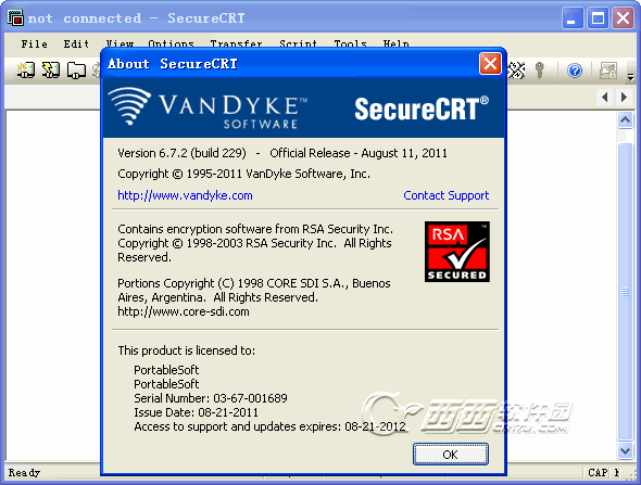 终端仿真器 SecureCRT v7.1.1.264 最新版