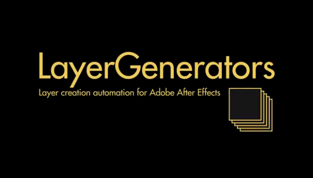 Aescripts LayerGenerators(文字固态层图标批量生成脚本)