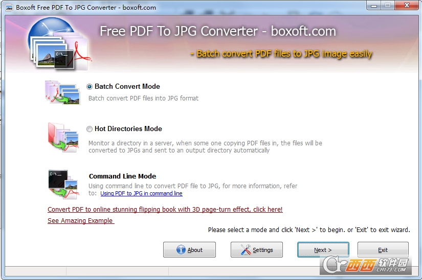 Boxoft PDF To JPG Converter
