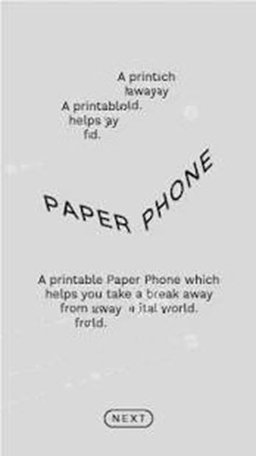Paper Phone