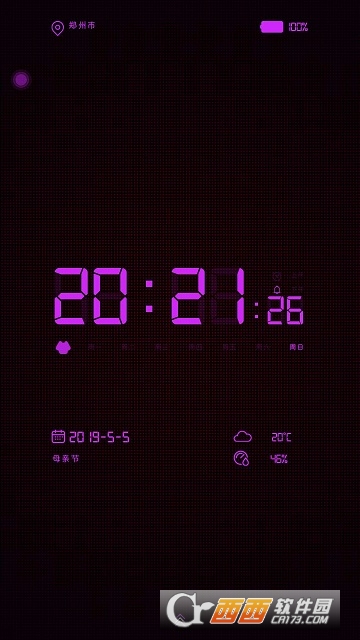 Digital Clock Widget攵֕rС