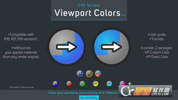 C4DӴɫĽűAescripts C4D Viewport Colors