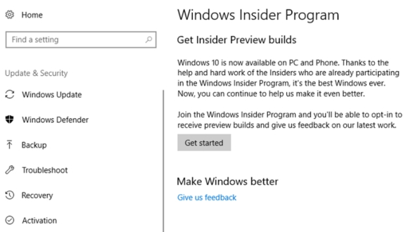 Windows 10 Insider PreviewISOļ